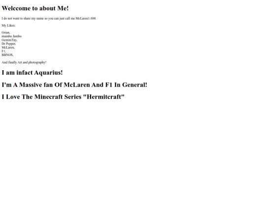 Aboutme screenshot