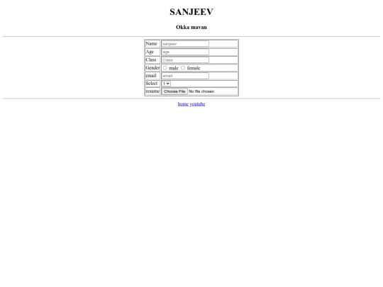 ramana/sanju/register screenshot