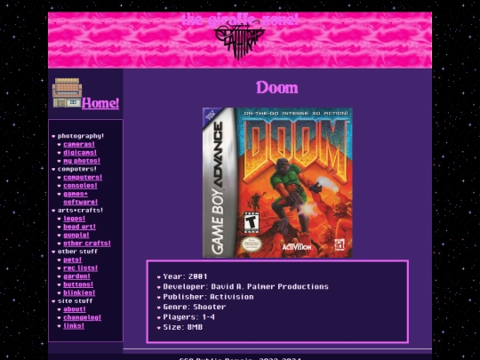 console/gba/doom screenshot