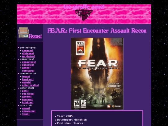 console/winxp/fear screenshot