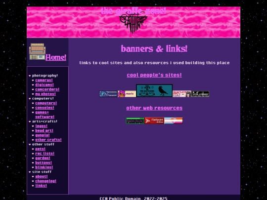 links screenshot