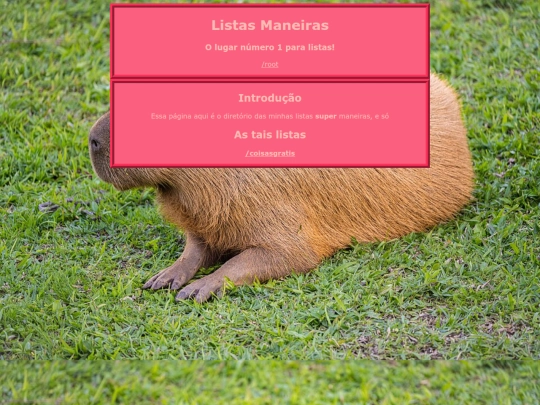 listasmaneiras screenshot