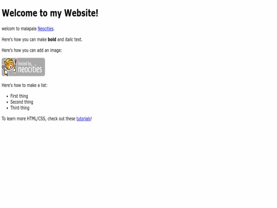 index screenshot