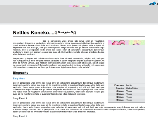 oc wiki/character Spottie screenshot