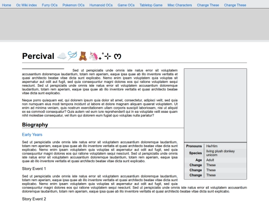 oc wiki/character percival screenshot