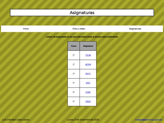 Practica1/asignaturas screenshot