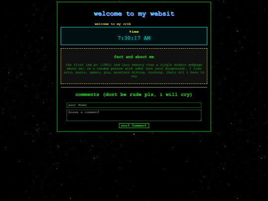 index screenshot