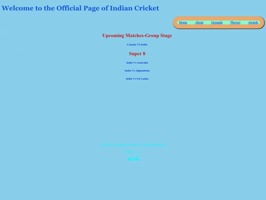 nandacricket/Our Home Page screenshot