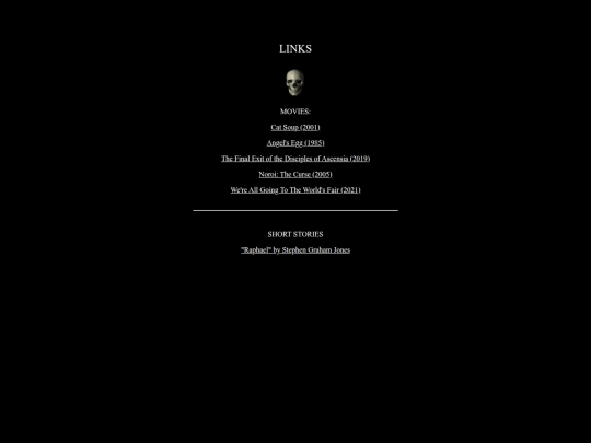 links screenshot