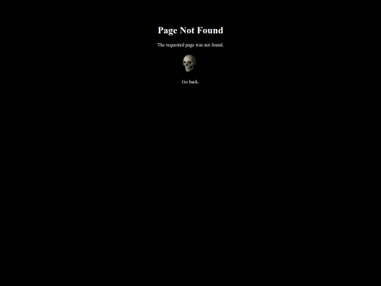 not_found screenshot