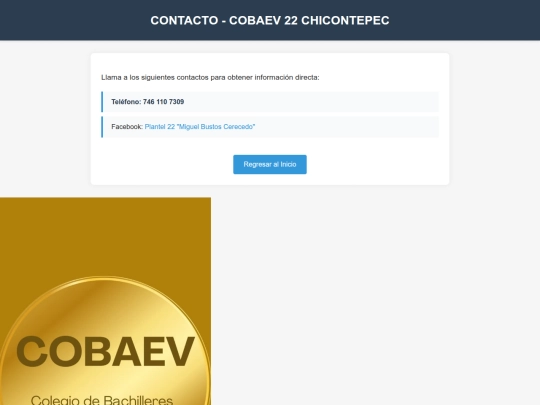Prueba 2 HTML/Prueba html/Contacto screenshot