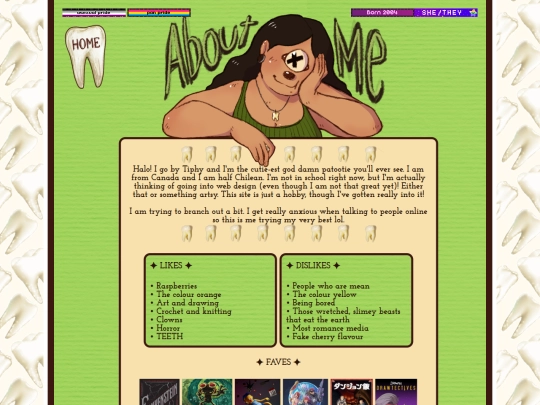 aboutme screenshot