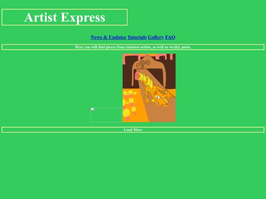 Artist Express/Gallery/gallery screenshot