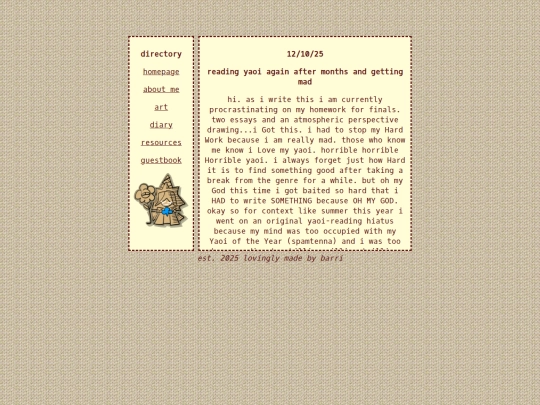 diary screenshot