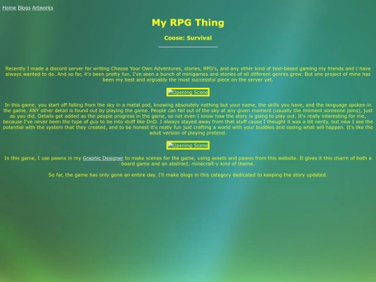 cooseblog screenshot