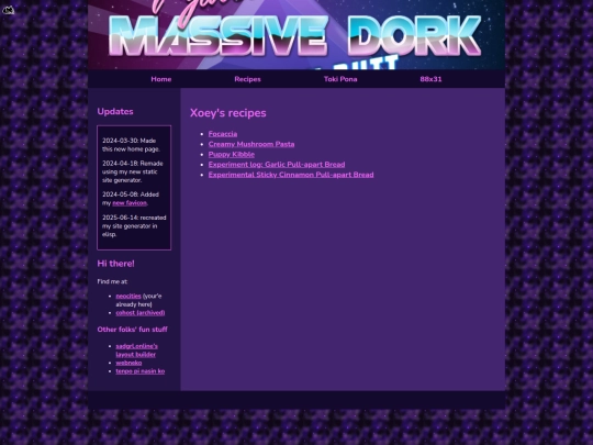 recipes screenshot