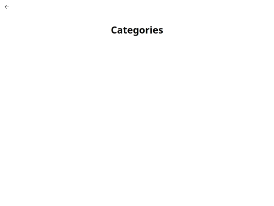 categories screenshot