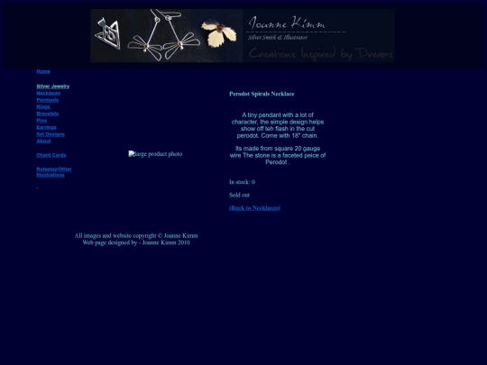 Necklaces/Necklaces-Perodot spirals screenshot