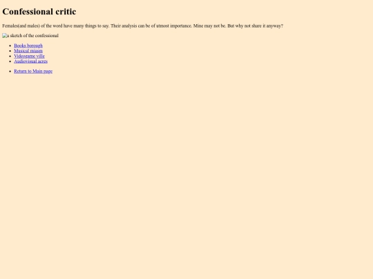 confessionalcritic screenshot