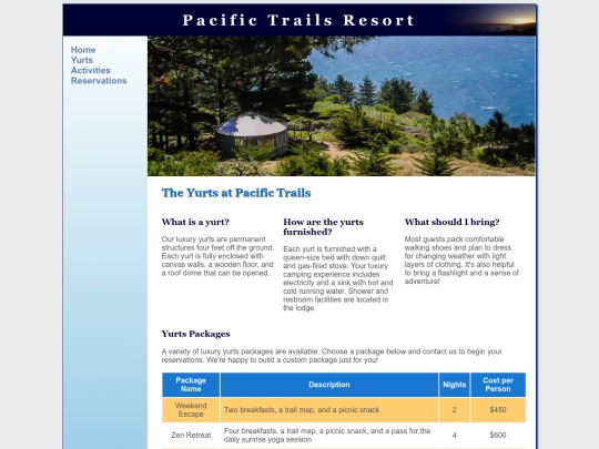 webd152/chapter12/ch12pacific/yurts screenshot
