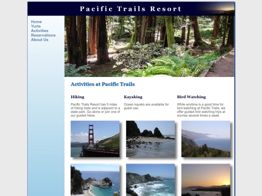 webd152/final/finalpacific/activities screenshot