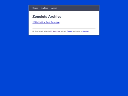 archive screenshot
