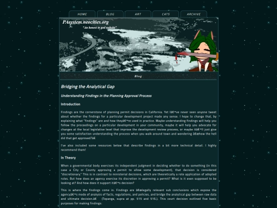 blog screenshot