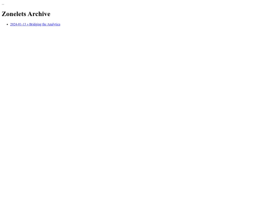 zoneletsarchive screenshot