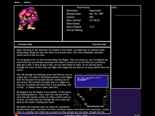 Archives/FinalFantasy/1-4-25_Icy_Caves_Leading_To_Flying_Ships screenshot