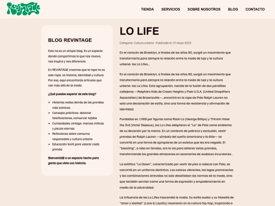 blog screenshot