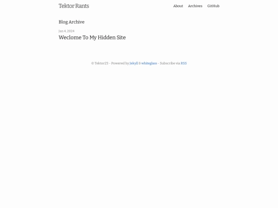 archives screenshot