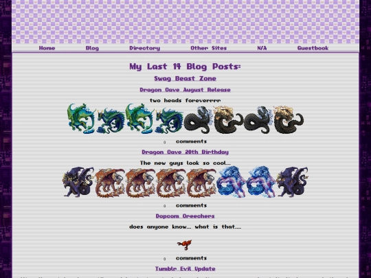 blog screenshot