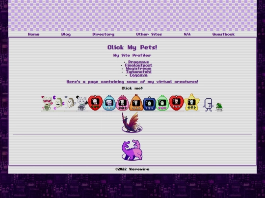 creaturefeature/virtualpets screenshot