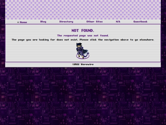 not_found screenshot