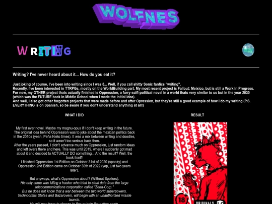 writing/projects screenshot