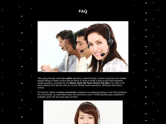 faq screenshot