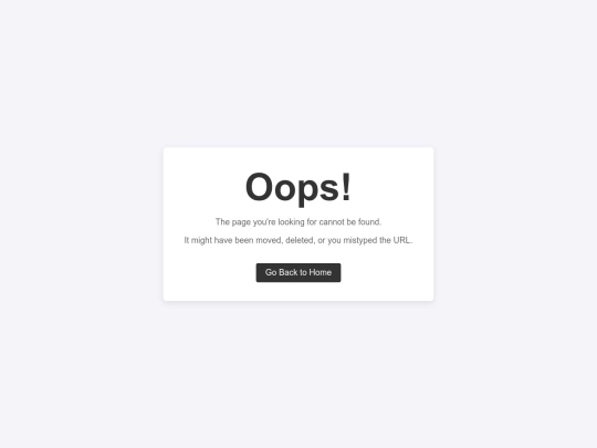 not_found screenshot