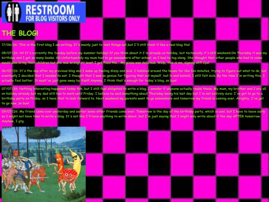 blog screenshot
