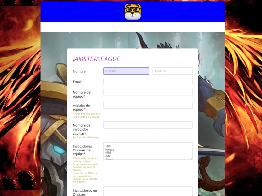 formulario screenshot