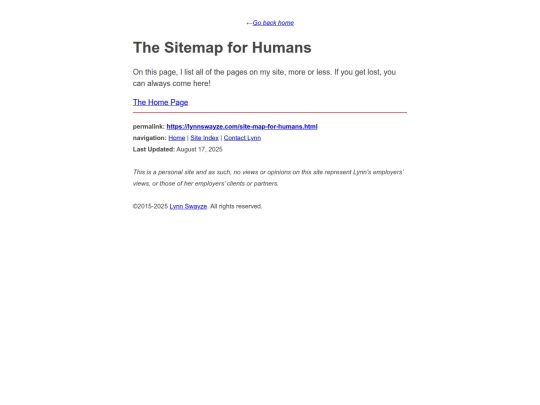site-map-for-humans screenshot