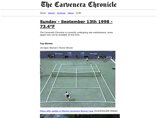 Carvenera/Carvenera Chronicle/Home screenshot