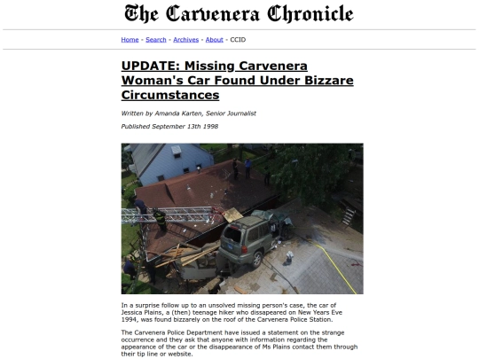 Carvenera/Carvenera Chronicle/Missing_Woman_Update screenshot
