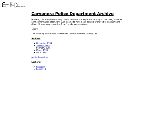 CarveneraPDA screenshot