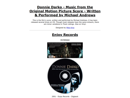 Donnie_Darko/CD/Score screenshot