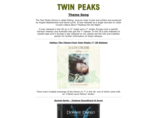 Twin_Peaks/Vinyl/Theme screenshot