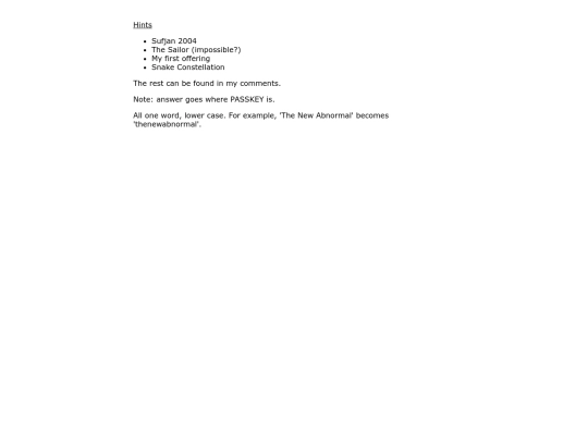 secret/PASSKEY screenshot