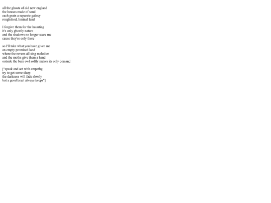 hauntology lyrics/lastpleabeforehibernation screenshot