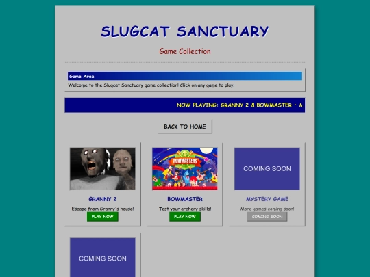 Games screenshot