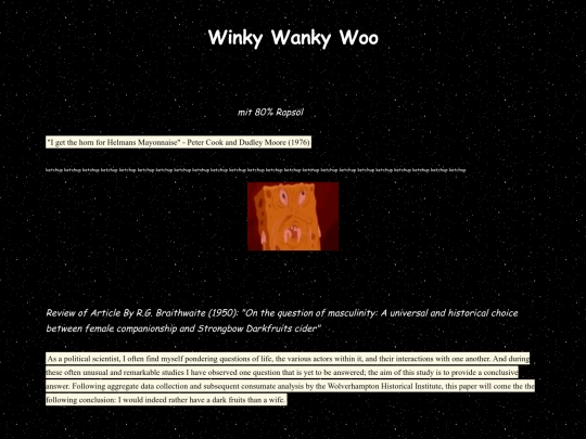 Innapropriate material screenshot