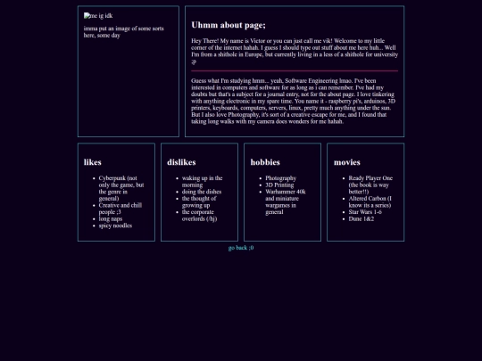 pages/about screenshot